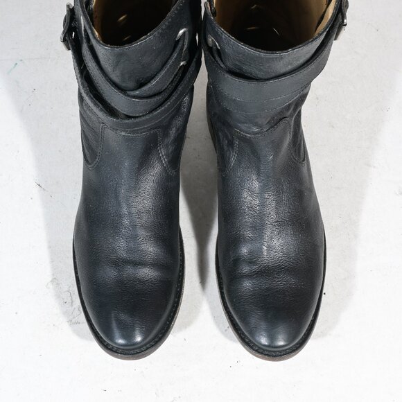 Frye 77734 Shirley Strappy Short Boot in Black - 7.5 - Picture 4 of 8